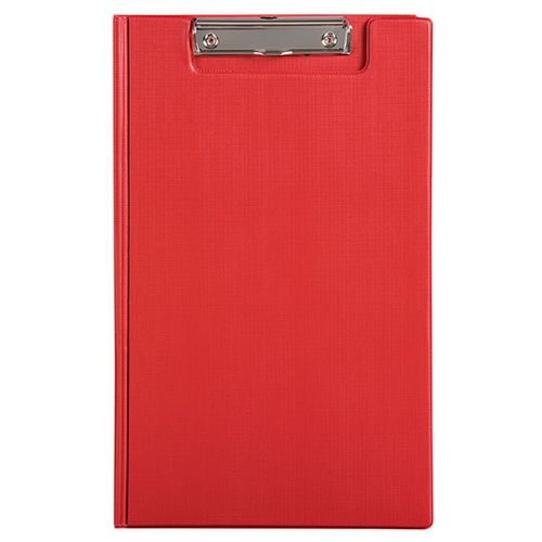 PVC CLIPBOARD FLAP F/C Red