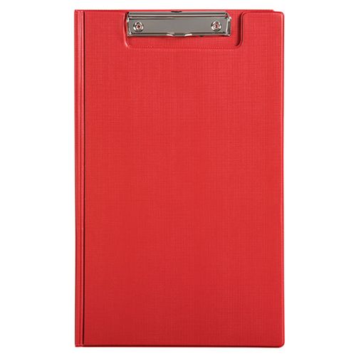 PVC CLIPBOARD FLAP F/C Red