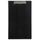 PVC CLIPBOARD FLAP F/C Black