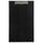 PVC CLIPBOARD FLAP F/C Black