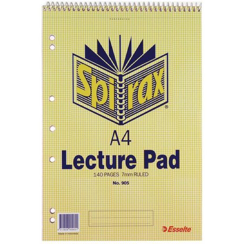 SPIRAX 905 A4 LECTURE PAD 70LF