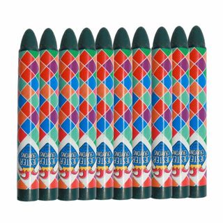 HARD WAX CRAYONS, PKT 10 (GRE