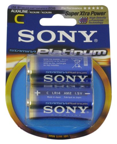 SONY C/2 ALKALINE BATTERIES P