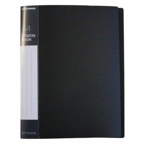 A4 CLEARFILE 60 POCKET (BLACK)