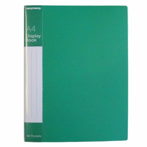 A4 CLEARFILE 60 POCKET (GREEN)