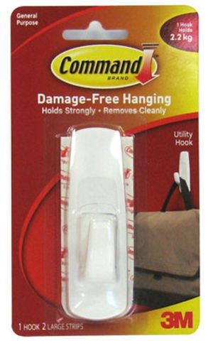 COMMAND ADHESIVE HOOKS - LARG