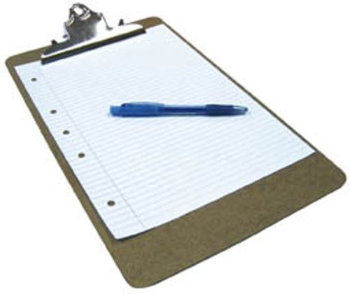 HARDBOARD CLIPBOARD