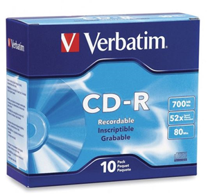 Verbatim CD-R 700MB 52x 10 Pa