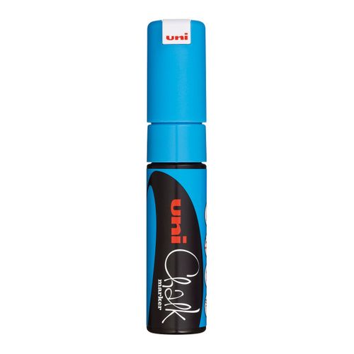 UNI CHALK MARKER (LIGHT BLUE) 8mm