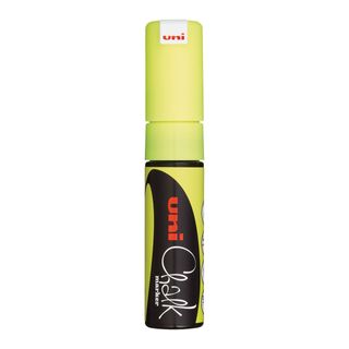 UNI CHALK MARKER (YELLOW)