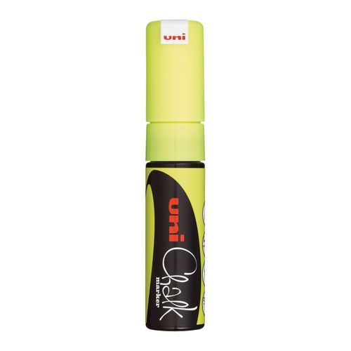UNI CHALK MARKER (YELLOW) 8mm
