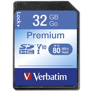 Verbatim Premium SDHC Class 10 Card 32GB