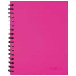 COLLINS NOTEBOOK 225X175 PINK