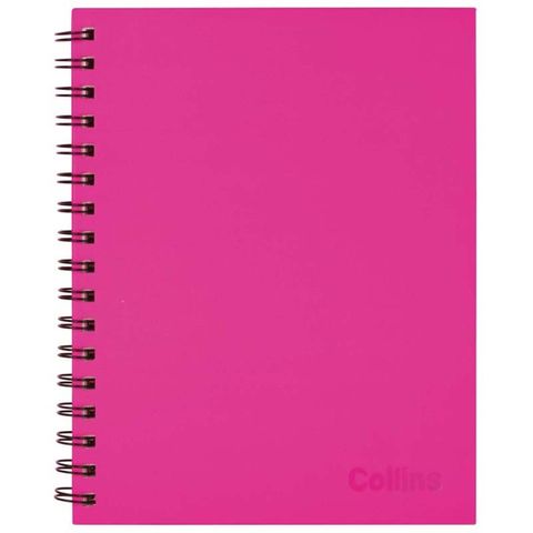 COLLINS NOTEBOOK 225X175 PINK