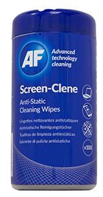 AF Screen-Clene Anti-Static Cleaning Wipes Tub - 100