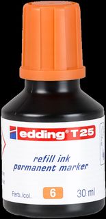 EDDING T25 PERMANENT INK (RED)