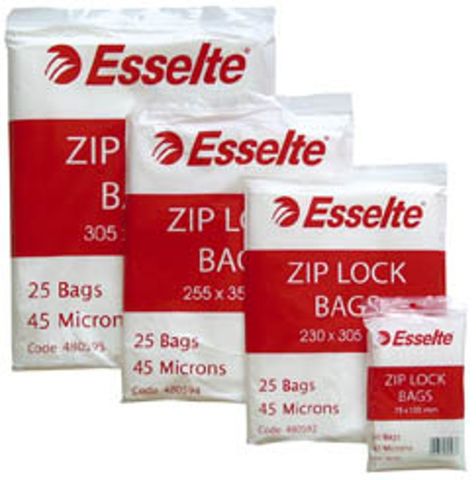 RESEAL BAGS, 155X230MM PK100