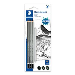 STAEDTLER CHARCOAL PENCILS PK