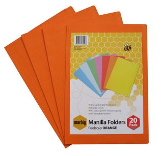 COLOURED FILE FOLDERS ORAN X2