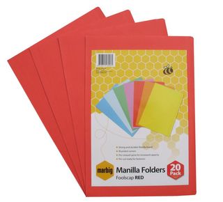 COLOURED FILE FOLDERSREDX 20