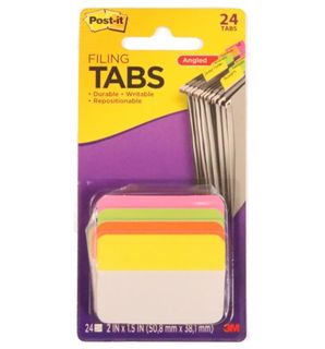 Post It Index Tab 686A 24 Tabs