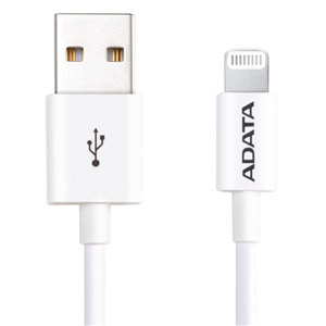 ADATA USB Type A (M) to Lightning (M) White 1m Connection Cable