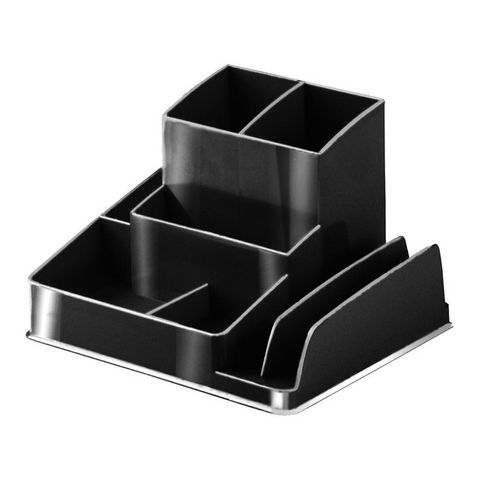 ITALPLAST DESK ORGANISER BLACK