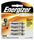 ENERGIZER AAA ALKALINE ADVANCED BATTERY PKT 4