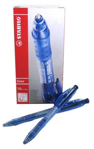 STABILINER 308 PEN (BLUE) BOX 10