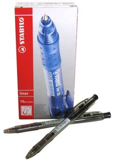 STABILINER 308 PEN (BLACK) BOX 10