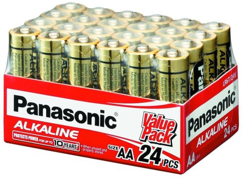 PANASONIC ALKALINE AA BATTERIES 24 PACK