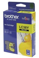 Brother LC38Y Yellow Ink Cartridge