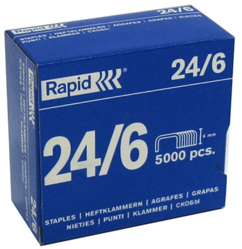 Rapid 24/6 staples bx 5000