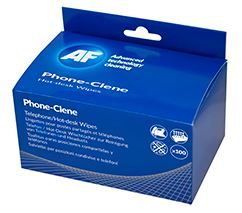 AF Phone-Clene Anti-Bacterial Phone Wipes Box - 100