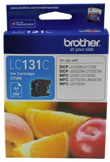 Brother LC131C Cyan Ink