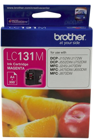 Brother LC131M Magenta Ink Cartridge