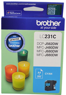 Brother LC231C Cyan Ink
