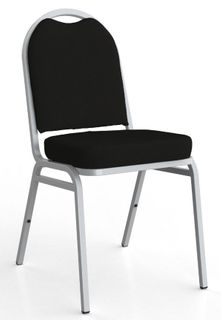 KLUB CHAIR, BLACK PU LEATHER