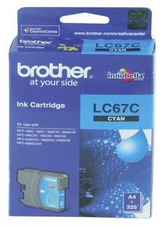 Brother LC67C Cyan Ink Cartridge