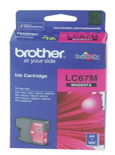 Brother LC67M Magenta Ink Cartridge