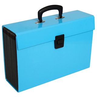FM VIVID A4 EXPANDING FILE 19 POCKET BLUE