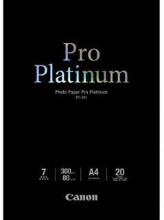 Canon PT-101 A4 Pro Platinum 300gsm Photo Paper - 20 Sheets