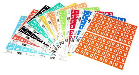 FILECORP NUMERIC LABELS SET