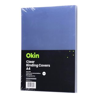 A4 Binding Cover, Clear 100pk