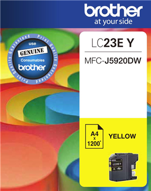 Brother LC23EY Yellow Ink Cartridge