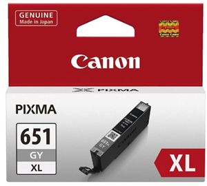 Canon CLI651XLGY Grey High Yield Ink Cartridge