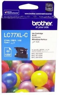 Brother LC77XLC Cyan High Yield Ink Cartridge