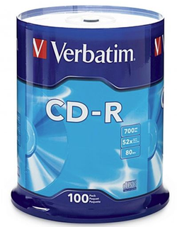 Verbatim CD-R 700MB 52x 100 P