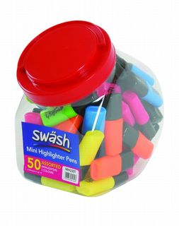 SWASH MINI HLIGHTERS  TUB 50