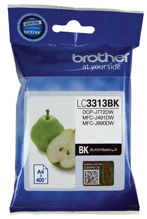 Brother LC3313BK Black Ink Cartridge High Yield